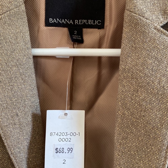 Banana Republic Blazer/Jacket Size 2 - Picture 2 of 4
